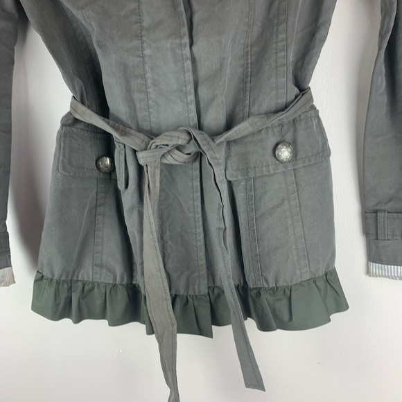 Banana Republic Olive Structured Utility Jacket XS - Picture 3 of 8